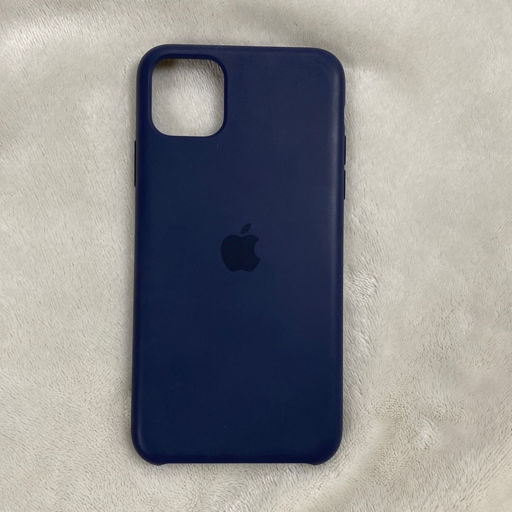 Apple silicone iPhone 11 Pro Max case - blue